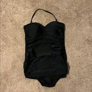 Black Halter Swimsuit